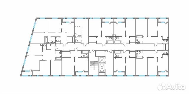 1-к квартира, 45.5 м², 3/26 эт.