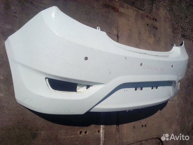Бампер задний Hyundai Solaris hatchback 2010-2014