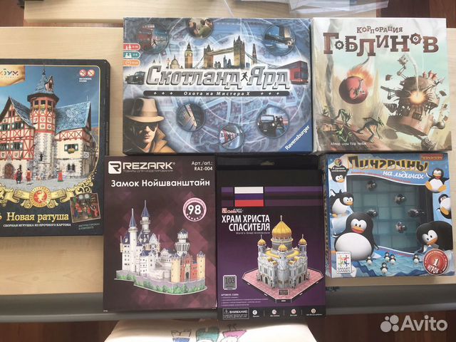 Новые настольные игры и 3D пазлы Новые настольные игры и 3D пазлы