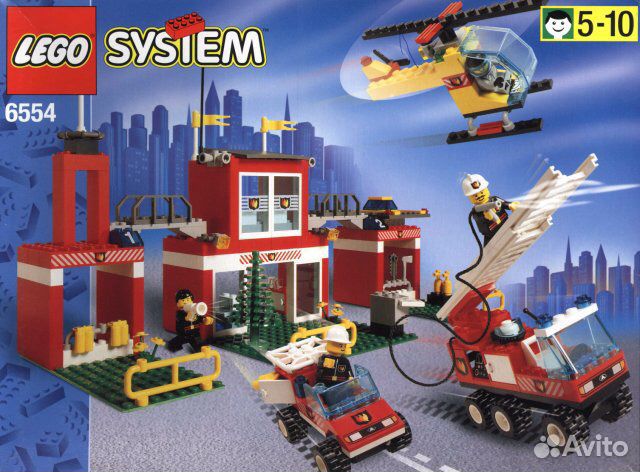 Lego Town 6554 Пожарная станция Lego Town 6554 Пожарная станция