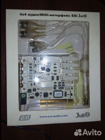 Аудио карта esi julia