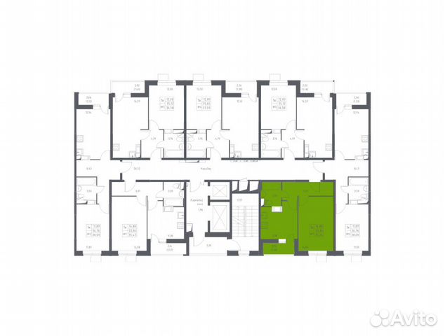 1-к квартира, 35.2 м², 13/17 эт.