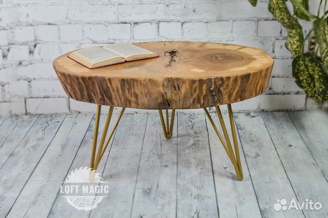 Столик из спила платана Mаgiс Wооd L-10258 Столик из спила платана Mаgiс Wооd L-10258