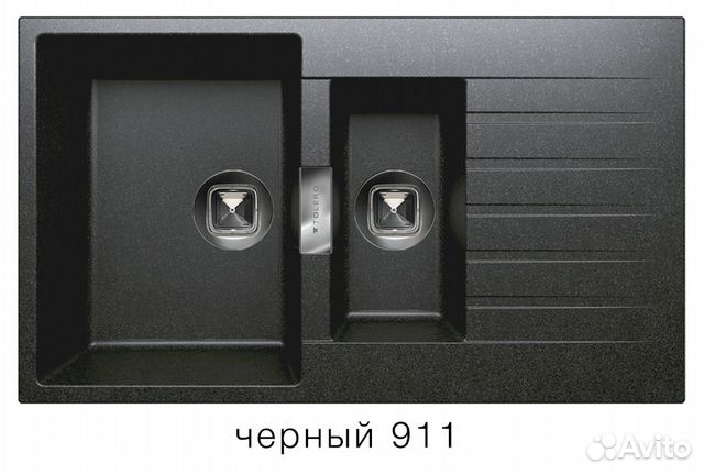 Кухонная мойка tolero loft TL-860 / Черный Кухонная мойка tolero loft TL-860 / Черный