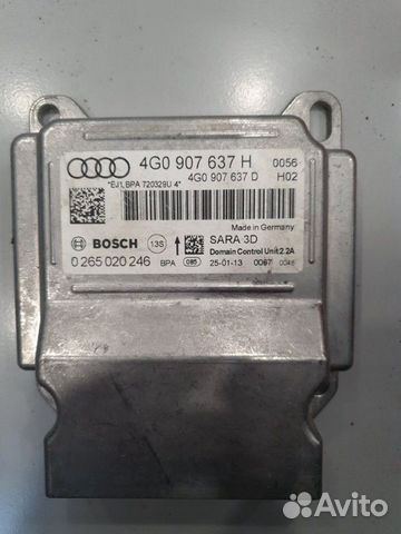 Датчик ускорения Audi A6 4G 2010 - 2018