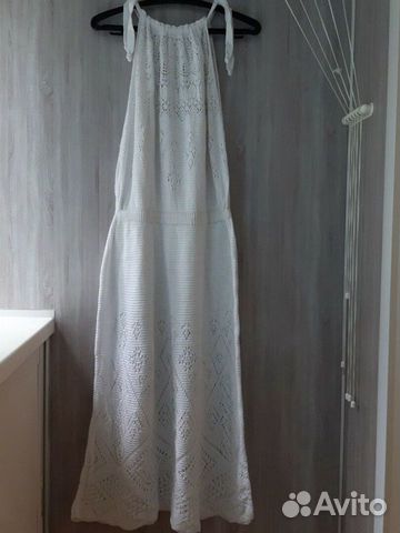 Платье ажурное макси р.52-54