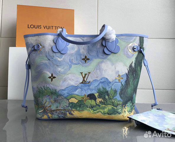 Сумка Louis Vuitton Neverfull Van Gogh MM X Koons