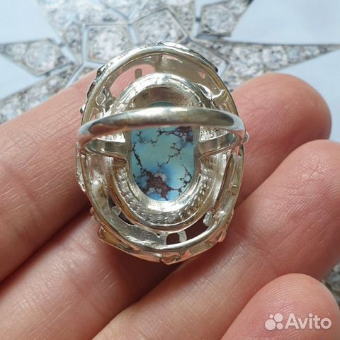 Серебряное кольцо с бирюзой