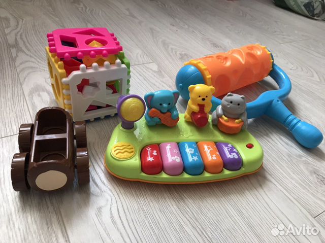 Игрушки для детей Музыкальное пианино, сортер