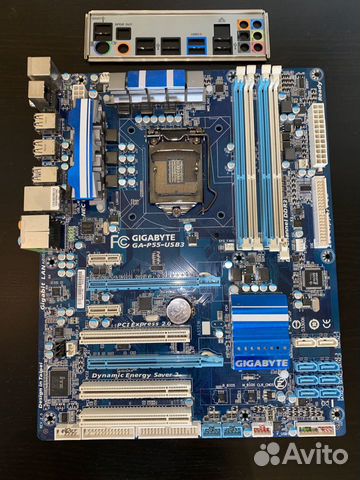 Материнская плата Gigabyte-P55-USB3 Материнская плата Gigabyte-P55-USB3