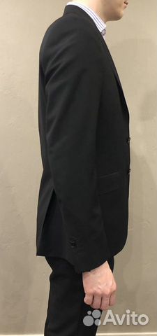 Мужской костюм чёрного цвета Massimo Dutti Мужской костюм чёрного цвета Massimo Dutti