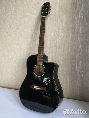 Электроакустическая гитара Fender CD-110CE BK