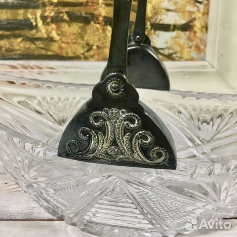 Конфетница хрусталь СССР