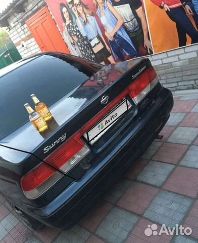 Nissan Sunny 1.3 AT, 1998, битый, 400 000 км