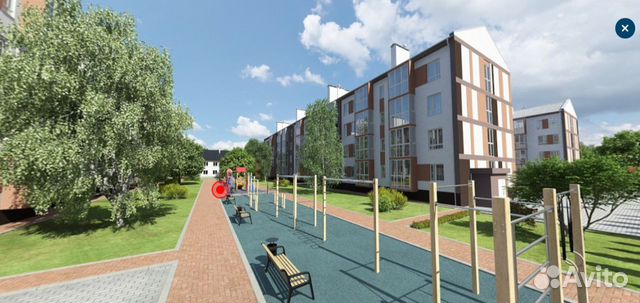 1-к квартира, 38.9 м², 2/4 эт. 1-к квартира, 38.9 м², 2/4 эт.