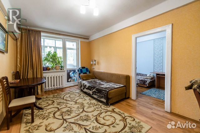 2-к квартира, 44.4 м², 2/5 эт.