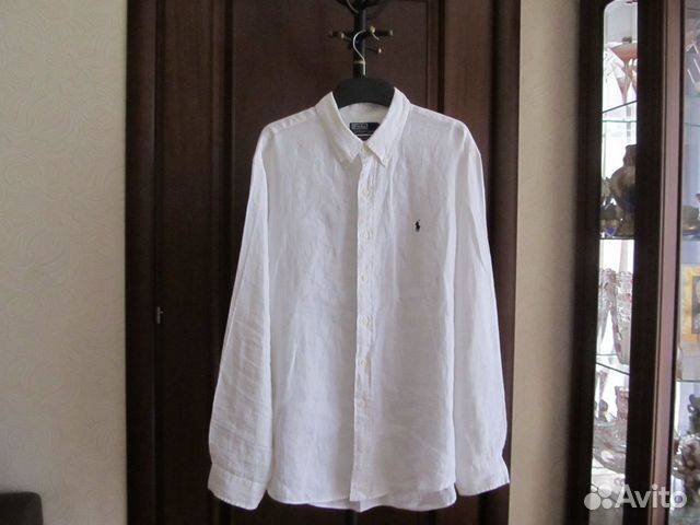 Polo Ralph Lauren Льняная рубашка ххл Polo Ralph Lauren Льняная рубашка ххл