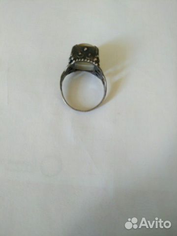 Кольцо старинное серебряное 875 проба