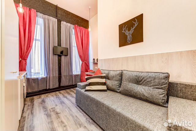 

Квартира-студия, 18 м², 2 кровати