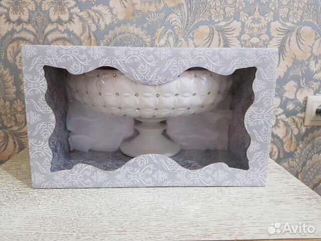 Ваза для фруктов, новая в подарочной упаковке Ваза для фруктов, новая в подарочной упаковке