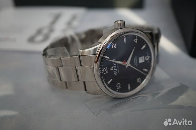 Новые мужские часы Alpina 41,5мм авиатор механика Новые мужские часы Alpina 41,5мм авиатор механика