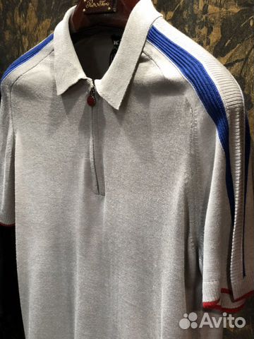 Kiton трикотажное поло серое Kiton трикотажное поло серое