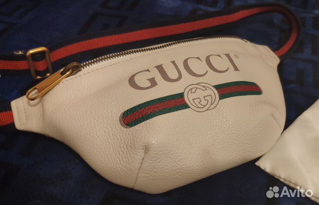 Кожаная поясная сумка Gucci Print small Кожаная поясная сумка Gucci Print small