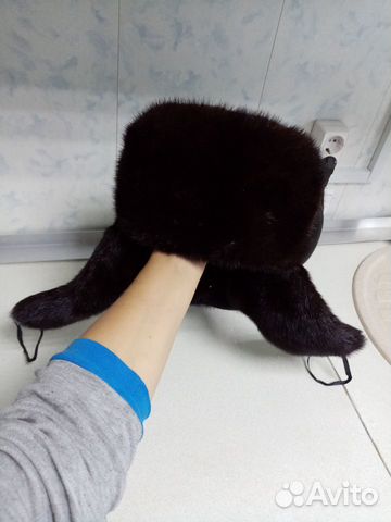 Мужская шапка норковая