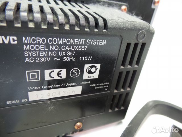 Музыкальный центр JVC model SP-UXS57 120 ватт Музыкальный центр JVC model SP-UXS57 120 ватт