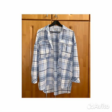 Рубашка твид Stradivarius S Рубашка твид Stradivarius S