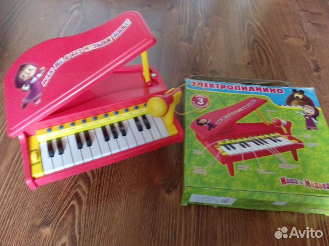 Электропианино с микрофоном детское
