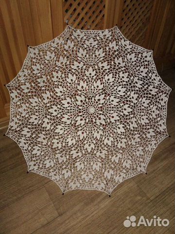 Вязаный крючком летний зонт