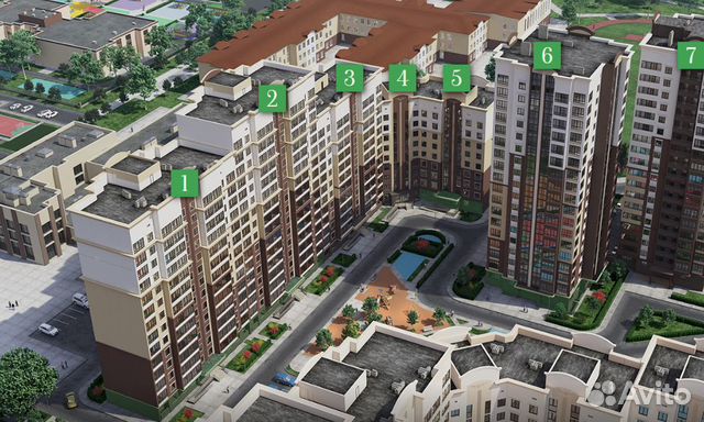 1-к квартира, 39.9 м², 8/12 эт.