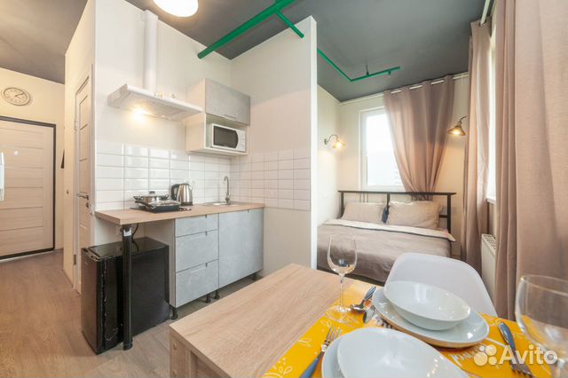 

Квартира-студия, 12 м², 1 кровать