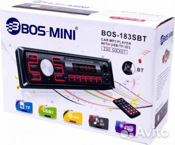 Автомагнитола с Bluetooth Bos-Mini BOS-183SBT