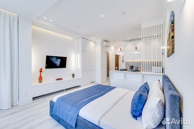 

Квартира-студия, 33 м², 1 кровать