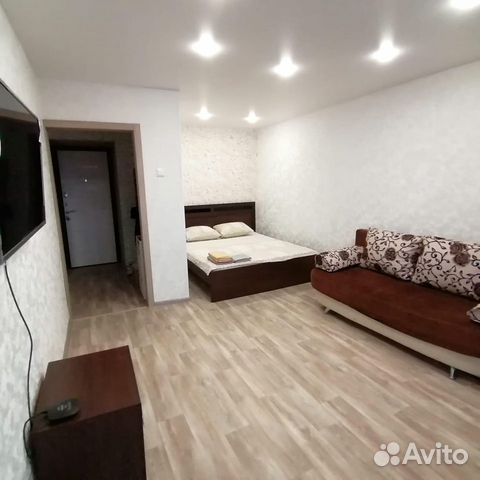 

1-к. квартира, 46 м², 2 кровати