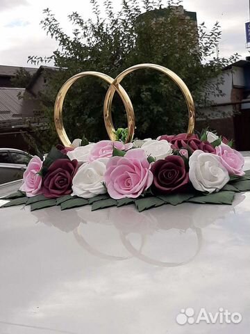 Украшение на свадебную машину