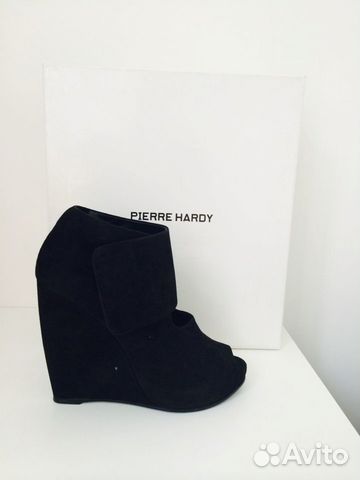 Замшевые черные туфли Pierre Hardy 38 р-р