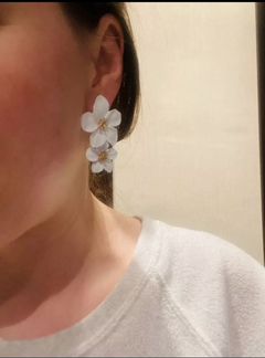 Серьги цветы