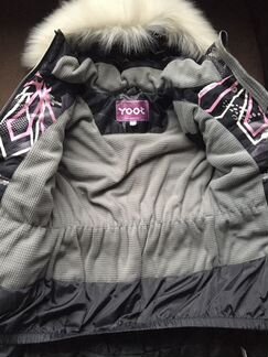 Зимний пуховик для девочки 140