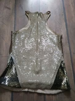 All Saints красивый топ с пайетками. Торг