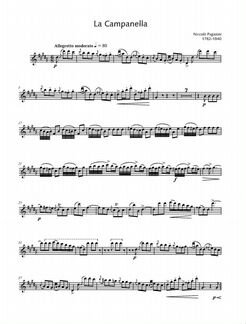 Ноты. Альт Сакс Паганини 