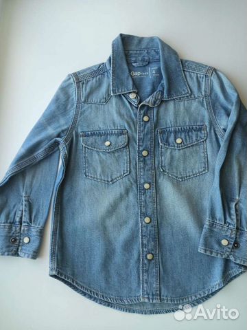 Джинсовая рубашка GAP 4 года