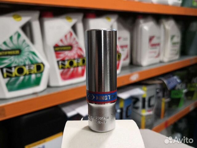 Головка торцевая глубокая 6-гр. 3/8 14мм king tony