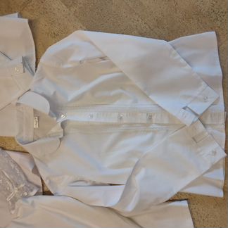 Блузы школьные белые 6шт