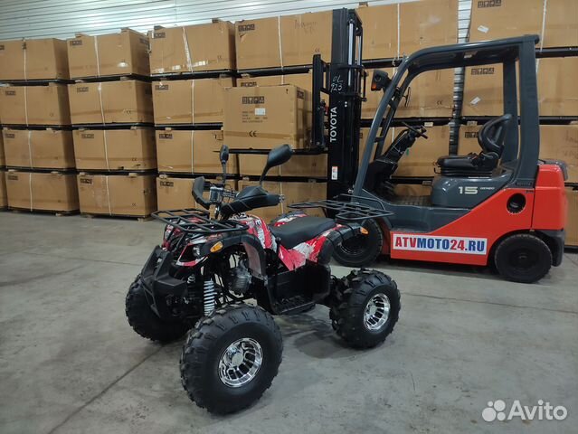 Квадроцикл Grizzly 125 Красный Extreme