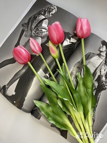 Силиконовые тюльпаны