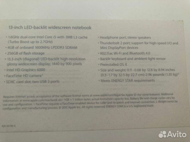 Apple MacBook Air 13