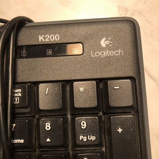 Клавиатура и мышь проводные logitech